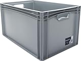 Eurobox 60x40x32 cm, 64,5l Lagerkiste Transportbox Stapelbox Lagerbox Behälter