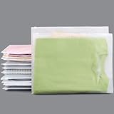 Svaldo Frosted Zipper Bags for Clothes, 100 Pcs 40.6x30.5 cm Plastic Shirt Bags, Waterproof Swimsuit Bags Storage, Packaging Bags for Clothing, T Shirt, Pants, Sweater, Dress, 3 Mil