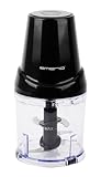 EMERIO Zerkleinerer mit 500ml Behältervolumen starker 400W - DC Motor elektrischer Multizerkleinerer 4 Klingen aus Edelstahl zum Zerkleinern von zum Beispiel Fleisch, Zwiebeln, Obst, Gemüse