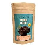 Pferde Flädle von Luis & Leon, Fleischstreifen, Kaustreifen, Hundeleckerli 98% Fleisch, Getreidefrei, Hypoallergen, 100% Natürlich, (2 x 140 g)