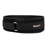 BraceUP Gewichthebergürtel Herren Damen - 10cm Lifting Belt, Gym Gürtel, Gym Belt, Powerlifting Belt (M)