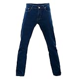 Toocool Thermojeans für Herren, Winterhose Gefüttert, mit Vlies gefütterte Thermo Arbeitshose, gefütterte Herren-Jeans für den Winter H001 [54 IT - 40 US - 48 DE, Blau]
