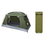 Night Cat 1 Personen Zelt Leichtes und Wasserdichtes und Aufblasbare Lsomatte für Rucksackreisen Wandern Outdoor Festivals