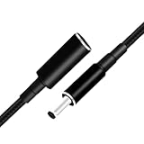 Kurzer DC4.5X3 0 Mm Bis USB C Netzkabel 5.9 Zoll DC4530 Männlich Zu USB C Weiblicher Stecker 65W Ladungskabel Verlängerungskabel Ladungskabel Laptop