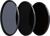 Rollei F:X Pro ND Filterset (ND 8, ND 64, ND1000) Neutraldichtefilter Set mit 3 Graufiltern (77mm)