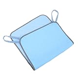 PACKOVE Rollstuhlkissen Schutzkissen für Rollstuhl Saugfähige Inkontinenzmatte rutschfeste Rollstuhlmatte Liegekissen für ältere Menschen wasserdichtes Sitzkissen Polyester Sky-Blue