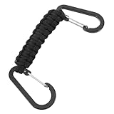 ibasenice Schlüsselanhänger Mit Karabiner Clip Geflochtene Schnur Für Camping Und Praktischer Schlüsselanhänger Für Wasserflasche Rucksack