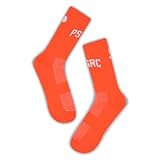 Puresport Performance Laufsocken (1 Paar) | Feuchtigkeitsableitende atmungsaktive Sportsocken | langlebig / optimiert Komfort & Unterstützung | ideal für Laufen, Training & Fitness, Orange, S-M