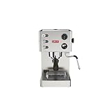 LELIT Victoria PL91T, Prosumer-Kaffeemaschine mit LCC Display zur Parametersteuerung, Silber