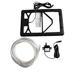 URPIZY Solarbetriebene Teichpumpe 12V Zirkulationspumpe Unterwasserpumpe Sauerstoffpumpe Für Fischteich Aquarium Wasserbehälter 240L/h 1,8-2,5M Förderhöhe Geräuscharm 0,8L/min Luftvolumen