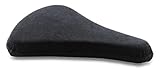 TEMPUR Fahrradsattelkissen, bequemer Memory Foam Fahrradsitz gepolstert für Damen und Herren, Schwarz, M