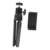 SEWACC Verstellbarer Mini stativ Handyhalter mit Kugelkopf Stabiler Tisch handyständer für Live Streaming und Videoaufnahmen Kompatibel mit Smartphone und Tablet Leicht und Tragbar für