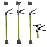3x Zargenspanner stufenlos verstellbar 57-117 cm Druckplatte neigbar bis 45° Teleskopstütze Einhandstütze Montagestütze für Türrahmen, je 30 Kg Tragkraft Winkelspanner, Türzargen