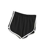 Battnot Shorts Damen Sportshorts Kurz Hosen Hotpants Jogginghose Sommer Traininghose Elastischer Bund und Atmungsaktive Shorts Leggings Leichte Sommerhose Luftige Shorts für Freizeit Fitness Shorts