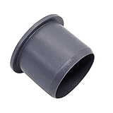 SKIR'CO (2 Stück) Abwasserrohr Endstopfen 50mm Kunststoff Rohr Endkappe Abwasserstopfen Abflussrohr Stöpsel