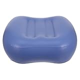 TOVINANNA Aufblasbares Badewannenkissen mit Saugnäpfen Nackenstütze faltbar und tragbar universelle Passform für Spa und Badeeimer