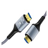 Glasfaser-HDMI-Langkabel 2.1, 4K@120Hz, 8K@60Hz, HDCP 2.2 & 2.3, HDR 10, EARC HDMI 2.1 Kabel Kompatibel Mit Monitor TV PS5 PS4.(10m)