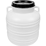 Browin 360130 Fass 30l, Kunststofffass, Lebensmittelfass, Tonne, Wasserfass, Futtertonne, Gepäcktonne, Camping (30 Liter)