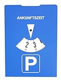 Parkscheibe mit Benzinrechner 10 Stück – 2in1 Auto Parkuhr | Stabile Pappe | Verbrauch & Spritkosten im Blick | Offiziell StVO-zugelassen | Made in Germany
