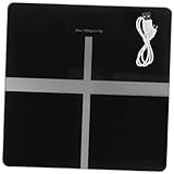 IWOWHERO Digitale Körperwaage USB Ladefunktion Wiegefläche Präzise Gewichtsmessung Langlebig und Sicher für Gesundheitsmanagement