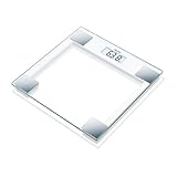 Beurer GS 14 Glaswaage (Bis 150 kg Tragkraft und 100 g Einteilung)