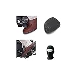Tucano Urbano Schuhschutz aus Gummi für Motorrad New Foot On 312 Schwarz Universal Montage auf Schalthebel + gratis