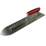 Profi Bodenlegerkelle spitzförmige, 295mm x 90mm, Estrichkelle, Steinholzglätter 1,2mm super stark Glättekelle für Bodenleger CT027