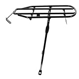 ROMISBABA Fahrrad Rücksitz Gepäckträger Metallrahmen Rücksitz Fahrrad Heckträger Robust Verschleißfest für Erwachsene und Geeignet