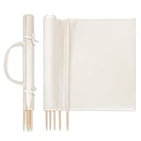 Amazinggirl Windschutz Strand Camping Sichtschutz 5m - Strandwindschutz für Urlaub Garten Pool und Outdoor Sonnenschutz Windfang Sichtschutz für Camping Reisen und Terrasse Leicht und stabil