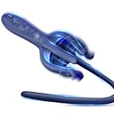 BDSMYEE Dilator Harnröhre mit 10 Vibrationsmodi, 3 Vibrationsintensitäten,Harnröhren Dilatatoren Männer,Prostata Stimulation Männer,erotisches Sexspielzeug für die Männer extrem (Lila + 3)