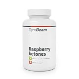 GymBeam Himbeerketone (Kapseln) - Natürlicher Fatburner, 150 mg hochkonzentriertes Himbeerextrakt pro Tagesdosis, unterstützt beim Abnehmen, mit Antioxidantien, praktische Kapselform