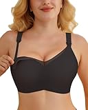 As Fairy Still BH zum Stillen, Ohne Bügel Nahtloser Schwangerschafts BH, Bügelloser Spitze Still BHS Ultra Komfort Schwangerschaft Schlaf Große Brüste Stillbh