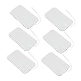 KOMBIUDA Pads Für Elektrostimulationsgeräte Physiotherapie Pads Aus Vliesstoff Wiederverwendbare Massage Pads Zur Linderung Von Muskel Und Gelenkschmerzen