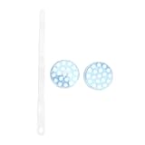 Eincremehilfe Für Rücken, Abnehmbar Lange Griff Rücken Eincremehilfe Mit 19 Massagerolle, Rückeneincremhilfe Rückenbürste Für Rücken-Eincremer Creamer Lotion Mit 2 Stück Bürstenkopf