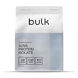 Bulk Soja-Protein Isolat 90, Veganer Proteinshake, Veganes Eiweißpulver, Salted Caramel, 2,5 kg