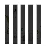 10 x Acryl-Wand-Aufkleber, langes Streifen-Design für schöne Innenräume (schwarz)