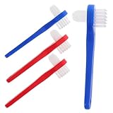 BESTYASH 4 Teiliges Set Tragbare Zahnprothesenzahnbürste Zahnbürste Reisezahnbürsten Weiche Zahnbürsten Für Erwachsene Extra Weiche Zahnbürste Zahnfleischzahnbürste Zahnpflegeset