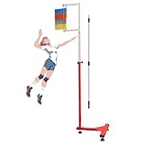 GOURIXIN Vertikalsprungtester, 4,59–9,19 Fuß, einstellbar, vertikales Sprungmesswerkzeug, Hochsprung-Testgerät für das Basketball-Volleyball-Training 4color Paddles