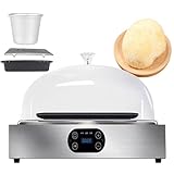 YYJYZH Sauerteig -Brot -Proofer -Box, Brotteig -Proofer -Maschine, Elektrisch -Brot -Teig -Proofungsbox, Transparente PC -Abdeckung, 24~50 ° C Einstellbare Temperatur, 24 h Timing (Doublelayer)