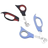 CALLARON Kreativer Tragbarer Tablettenteiler mit Schere Praktischer Medikamententeiler zum Halbieren von Tabletten Kompakt und Leicht für Reisen und Alltag Zufällige Farbe