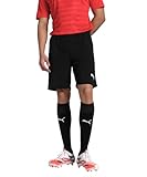 PUMA Herren Teamrise Shorts, Puma Black-puma White, L EU