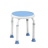 Duschstuhl 360° Drehbar Duschsitz Badestuhl Duschhocker Badezimmerstuhl 7-Fach