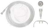 Sauerstoffbrille Nasenbrille DEHP-frei 10 Stück Sauerstoffbrillen Nasenbrillen weich/soft transparent mit 210cm O2-Schlauch Sauerstoffbrille Nasenbrille