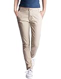 Fraternel Chino Damenhose Stoffhose normal Waist Beige M