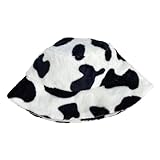 FRCOLOR 3 Stck. Kuh-Eimer-Hut Eimerhüte Warmer Fischerhut Warme Plüschmütze Einfacher Hut Plüsch-fischermütze Kostümzubehör Plüschstoffe