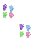 Healeved 8paare Exfolierende Duschhandschuhe Peeling-handschuhe Für Körperpflege Geeignet Für Sanftes Peeling Für Müheloses Entfernen Abgestorbener Haut