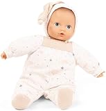 Götz 2491423 Baby Pure Himmlisch Puppe - 33 cm große Erstlingspuppe ohne Haare, Blaue Augen - waschbare Babypuppe - ab 0 Monaten Jahren