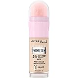 Maybelline New York Instant Age Rewind Instant Perfector 4-in-1 Glow Make-up – Primer, Concealer, Highlighter und BB Cream in 1, Fair/Light, 20,1 ml