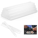Klebestick Ø 7mm x 150 mm, Mini Klebesticks, Durchsichtig Heißklebestifte, Standard Klebesticks für Gängige Hießklebepistole, Heißklebesticks für Heimwerken Reparieren Dekorieren, 10 Stück…