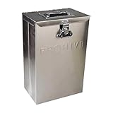 Harilla Bienenzucht-Aufbewahrungsbox, Bienenstock-Raucher mit Griff, Edelstahl, für Anfänger, Imker-Werkzeug, Bienenzucht-Zubehör